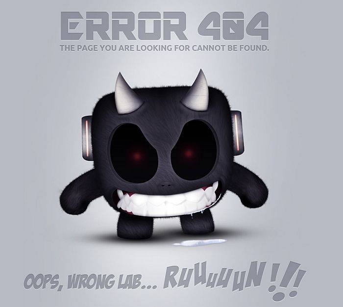 25 Creatively Designed 404 Error Pages