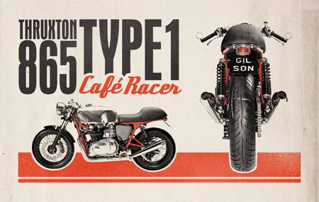 retro racer motorcycle cafe ad create illustrator tutorials fresh triumph caf