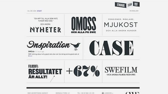 Typography in Web Design – 27 Awesome Examples
