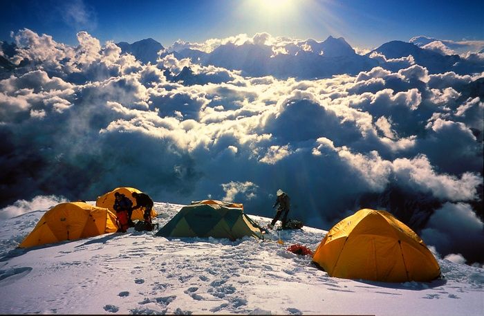above the clouds from camp3